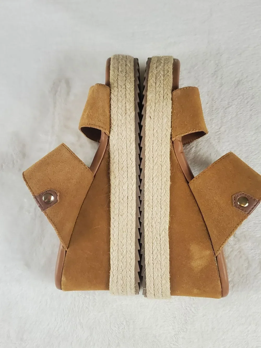 Joie Light Brown Suede Wedges NO Size
